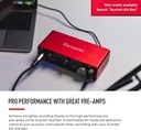 Focusrite Scarlett 2i2 3rd Gen USB Audio Interface for Recording