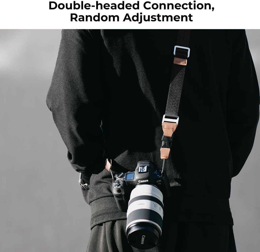 K&F Concept ALPHA STRAP Camera Neck Strap for Photographers/Quick Release Clip Adjustable Sling Strap