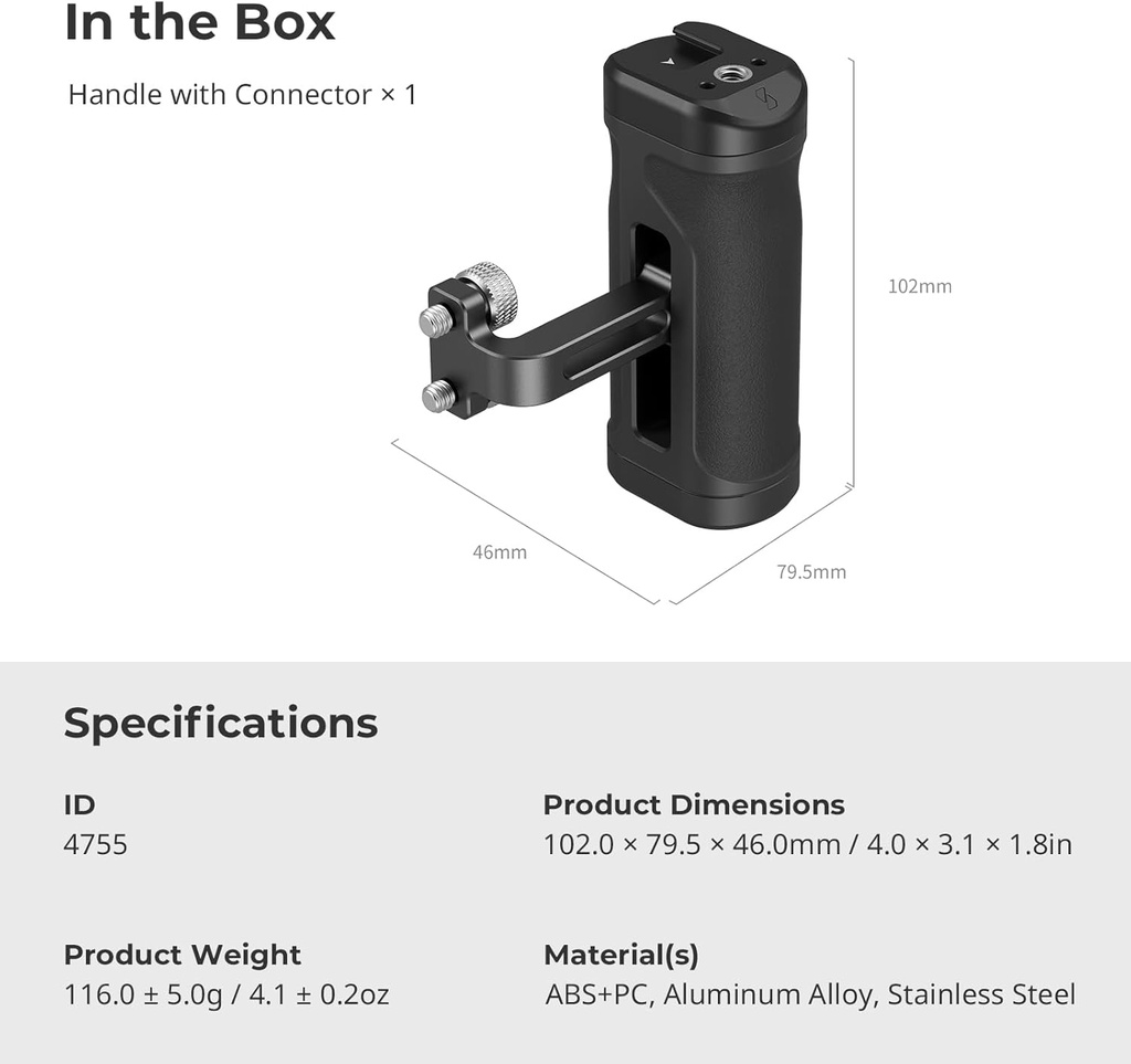 SmallRig Cage Handle for Left or Right Hand - 4755