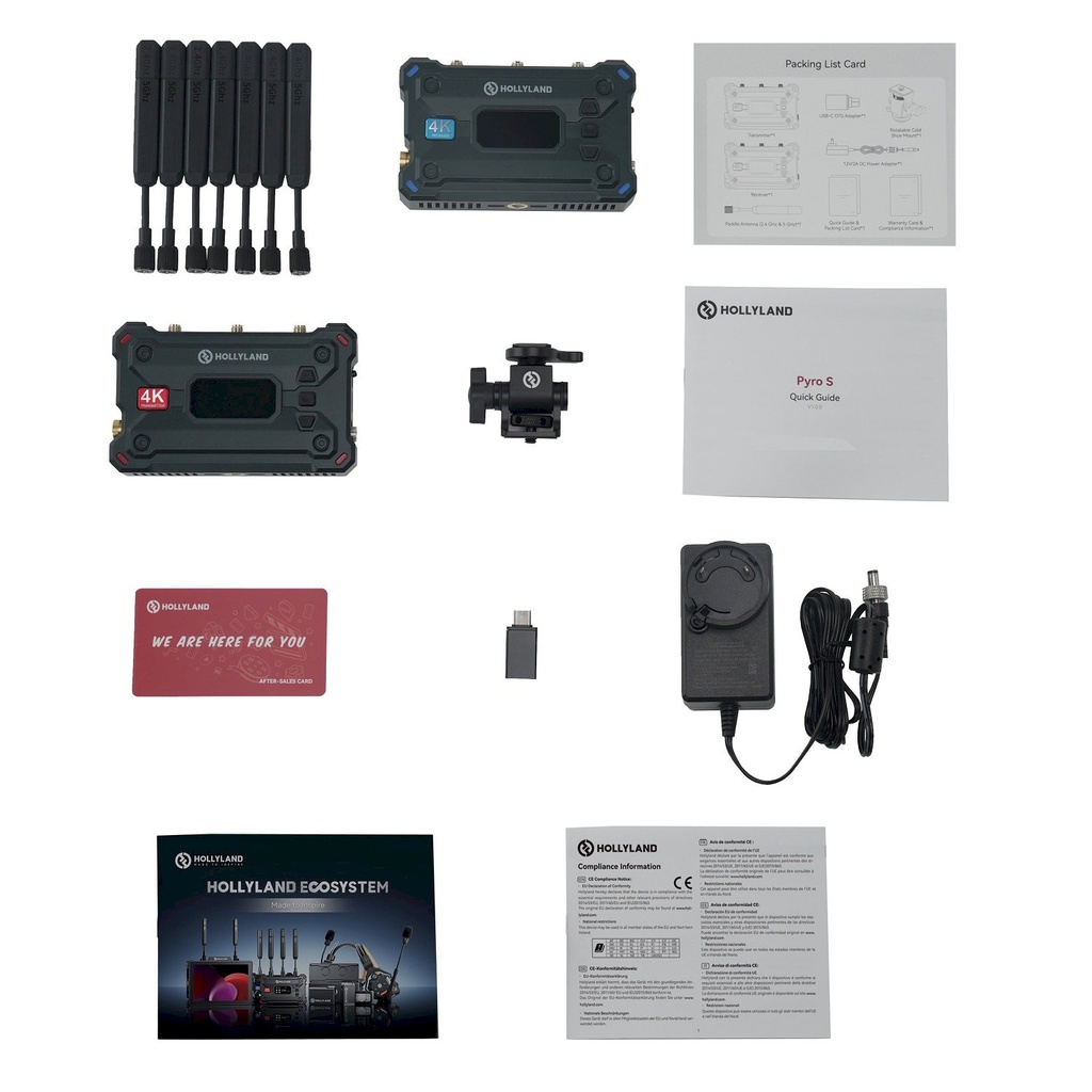 Hollyland Pyro S - Wireless 4K Video Transmitter | HDMI & SDI Transmitter