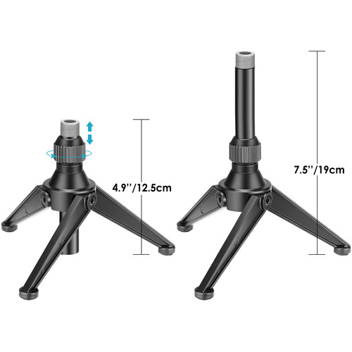 Neewer Iron Tripod for Tabletop Microphone