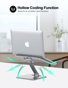 Foldable Laptop Stand, Height Adjustable