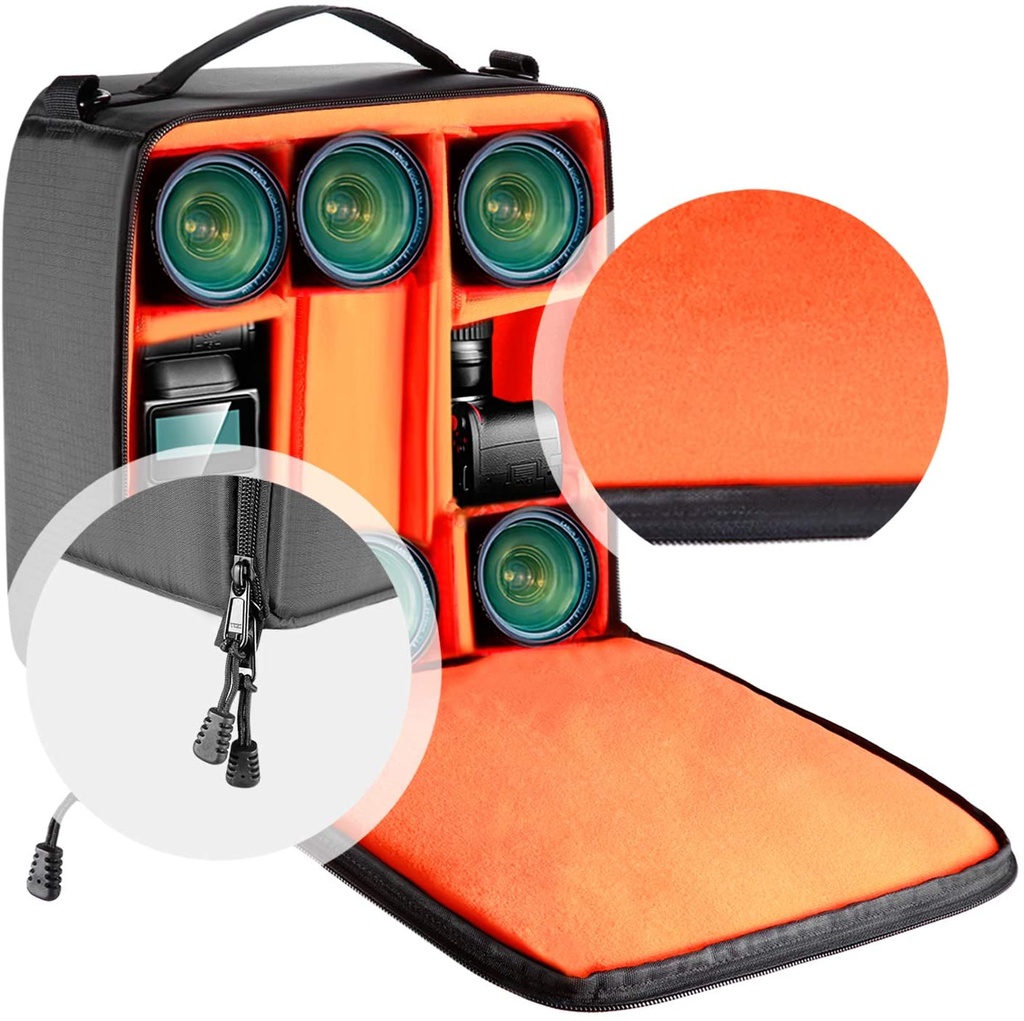 Neewer® Waterproof Shockproof Flexible Partition Camera Padded Bag SLR DSLR Insert Protection Top Handle Case Bag (10085980)