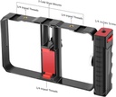 NEEWER Plastic U Rig Smartphone Video Rig, Filmmaking Cage, Phone Stabilizer Grip Tripod Mount for Videomaker Filmmaker (10094746)