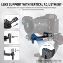 NEEWER Arca Type Quick Release System for Handheld Gimbals Max Load 10kg, CA026