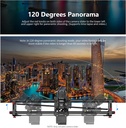 NEEWER 39.4”/100cm Motorized Camera Slider, App Wireless Control Carbon Fiber Dolly Rail Slider, Support Video Mode, Time Lapse Photography, Horizontal, Tracking and 120° Panoramic Shooting (ER1-100) (10100621)