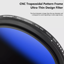 Neewer Professional MRC Variable ND Ultra-Slim Filter for 72mm Camera Lens 10100330