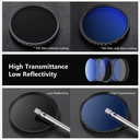 Neewer Professional MRC Variable ND Ultra-Slim Filter for 72mm Camera Lens 10100330