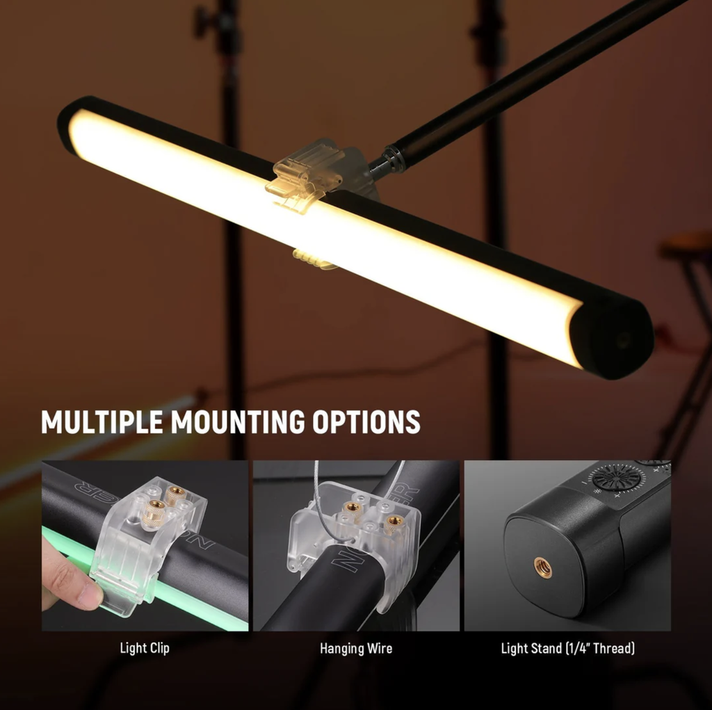 NEEWER TL60 RGB Tube Light Stick  Full Color RGBWW Handheld LED Video Lighting Wand 10102933