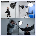 NEEWER 45cm Octagon Softbox Bowens Mount, Quick Folding Quick Set Up with Diffusers/Grid 10102478