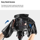 NEEWER Camera Rain Cover, Large Size Durable Nylon Raincoat for Canon Nikon Sony 10102043