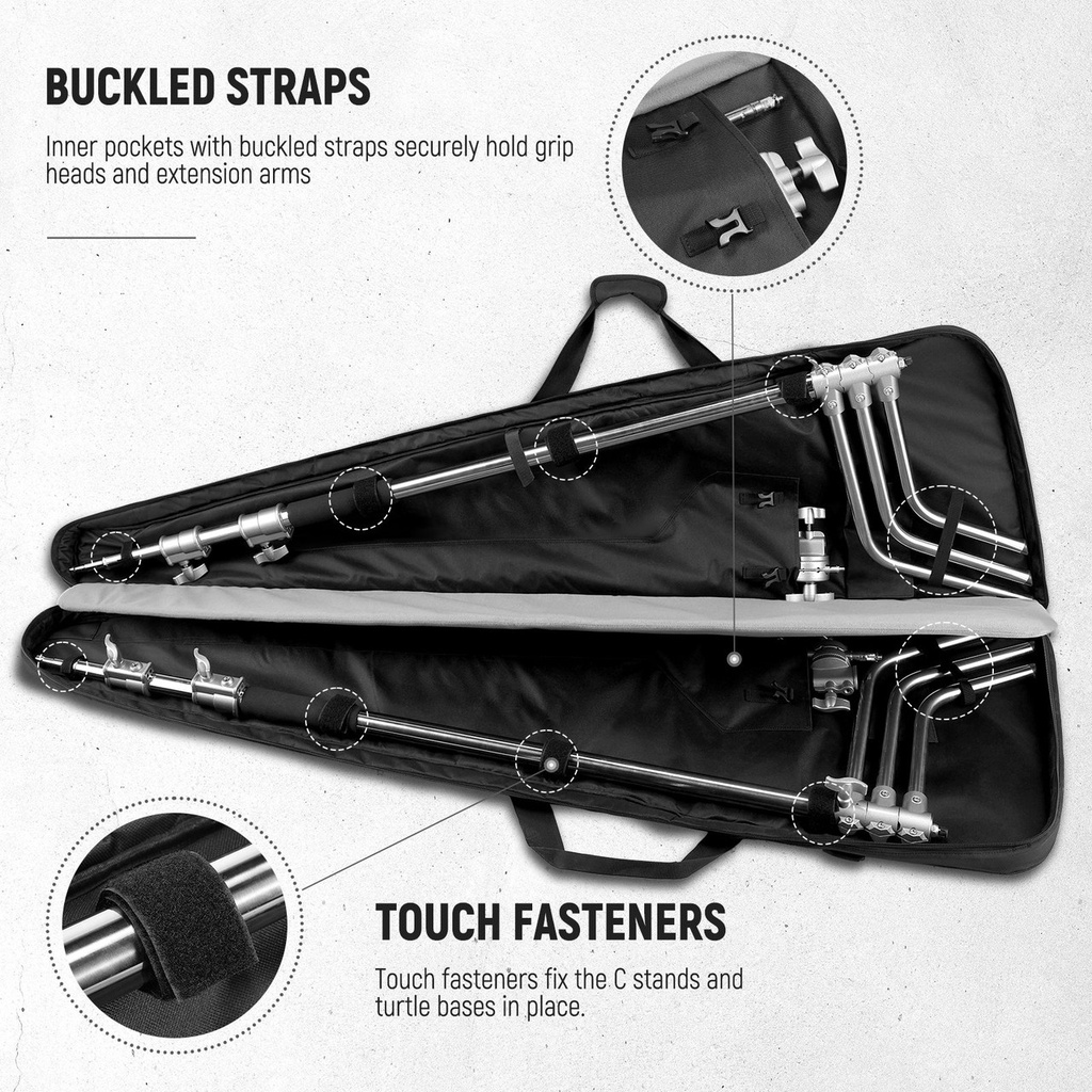 NEEWER NB-05 C-stand Carrying Bag for Two C Stands (168 x 55 x 15cm) 10103958