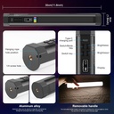 Puluz PU4139 30cm Photo Handheld Full Color RGB Stick Light Magnetic LED Fill Light