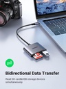 UGREEN 80798 - 3-in-1 USB-C SD Card Reader