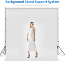 Neewer® Background Stand Support System 2.6M x 3M/8.5ft x 10ft Kit with Carrying Case for Muslins Backdrops,Paper and Canvas (10085944)