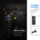 Neewer Dual USB Camera Battery Charger Compatible with NP-F970 NP-F960 NP-F950 NP-F930 NP-F770 NP-F750 NP-F570 NP-F550 10100251