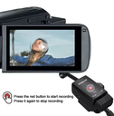 AODELAN Lanc Camcorder Zoom Controller Video Camera Zoom Video Recording Remote Control with 2.5mm Cable for Canon
