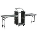 Fight case for mixer 16U rack case (Black)