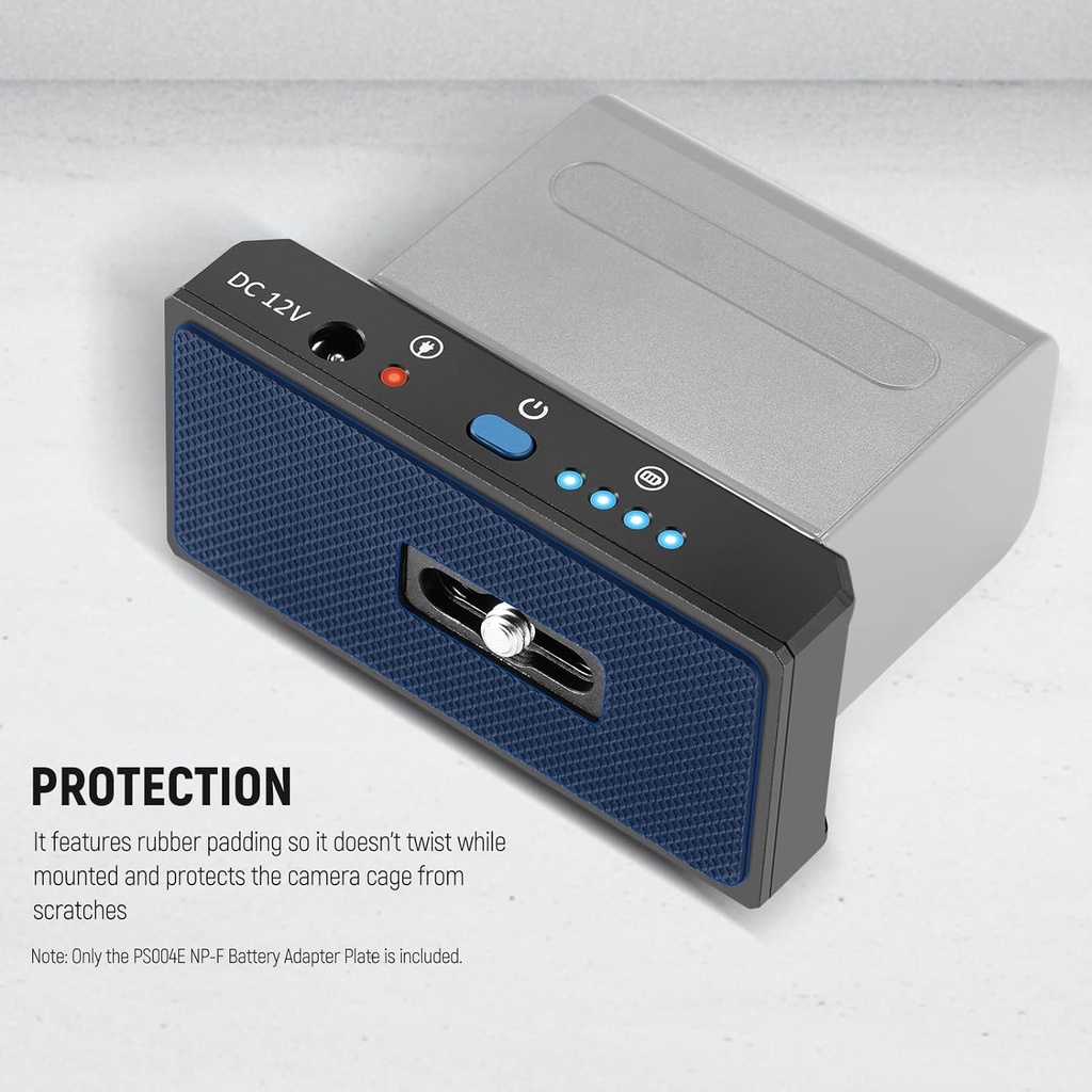 NEEWER NP-F Battery Adapter Plate for DSLR & Mirrorless Cameras, with LED Power Indicators 10101620