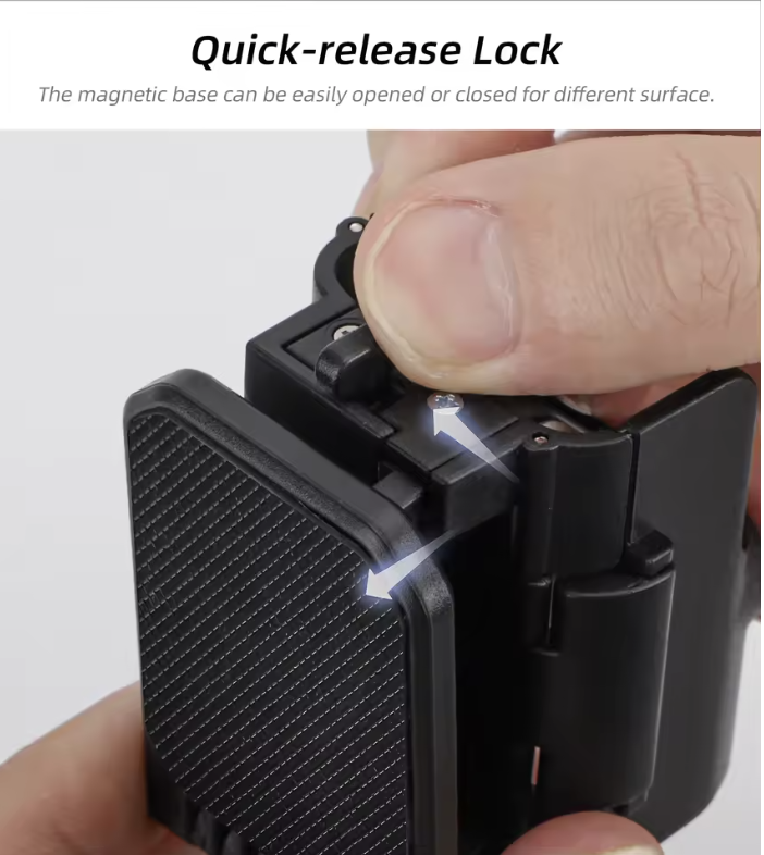 Magnetic Mount for DJI OSMO POCKET 3 Clip Holder Mount Cycling/V-log/Tabletop Action for DJI Pocket 3 Camera Accessories