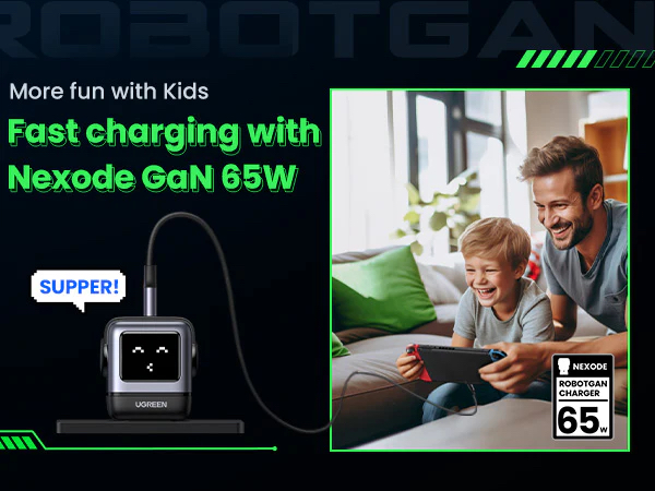 UGREEN 25685B - Uno Charger 65W (Black)