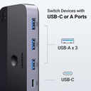 UGREEN 15705 - USB 3.0 Switch 2 Computers Sharing USB C & A Devices