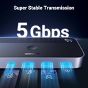 UGREEN 15705 - USB 3.0 Switch 2 Computers Sharing USB C & A Devices