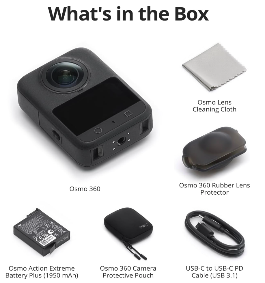 DJI Osmo 360 Adventure Combo