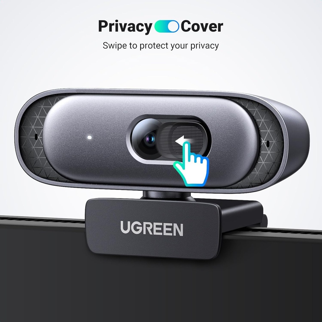 UGREEN 35626 - 2K Webcam for PC, Full HD 1080p/60fps WebCam, Auto Focus