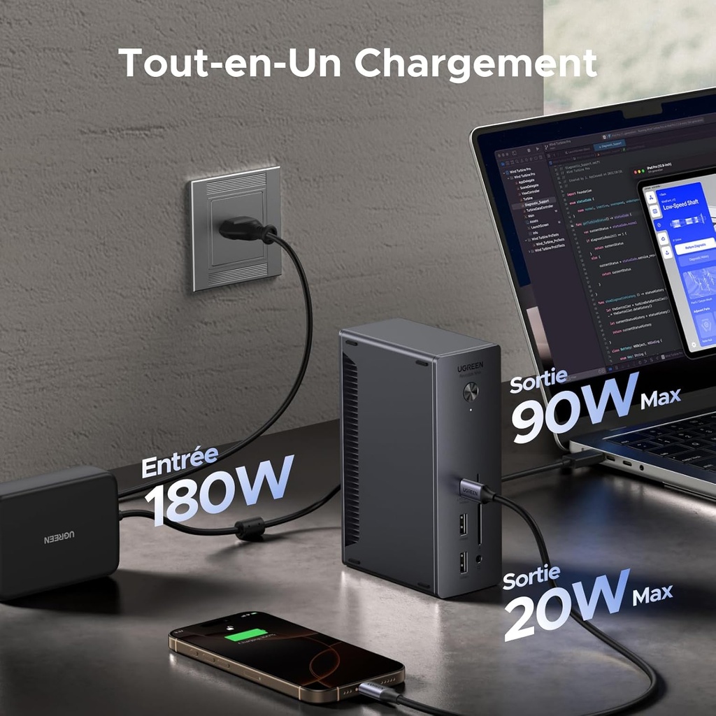 UGREEN 25054EU - UGREEN 13-in-1 Thunderbolt 4 Docking Station EU