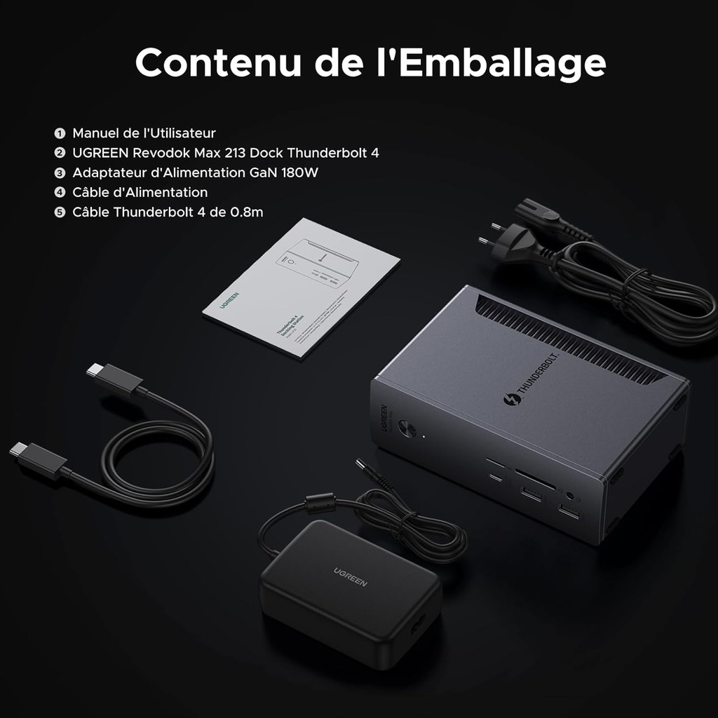 UGREEN 25054EU - UGREEN 13-in-1 Thunderbolt 4 Docking Station EU