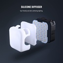 NEEWER Clip On Light Selfie Light for Phone/Laptop, Portable Camera Light with Cold Shoe, 2500K-10000K/3000mAh Rechargeable/LED Video Fill Light for Content Creator, TikTok, Vlog, Photography, PL81 (10100479)