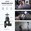 NEEWER Clip On Light Selfie Light for Phone/Laptop, Portable Camera Light with Cold Shoe, 2500K-10000K/3000mAh Rechargeable/LED Video Fill Light for Content Creator, TikTok, Vlog, Photography, PL81 (10100479)