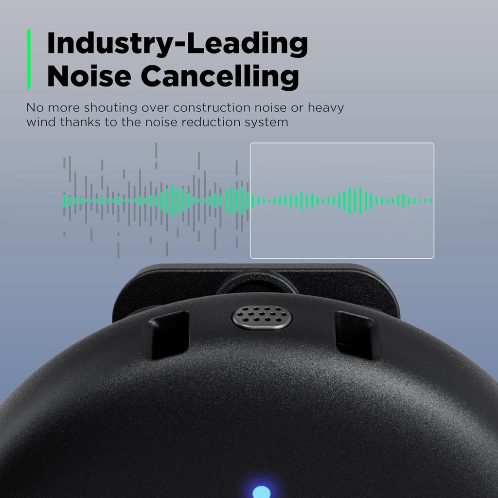 BOYA OMIC-U 2-Person Wireless Microphone System with USB-C Connector for Mobile Devices (Black)