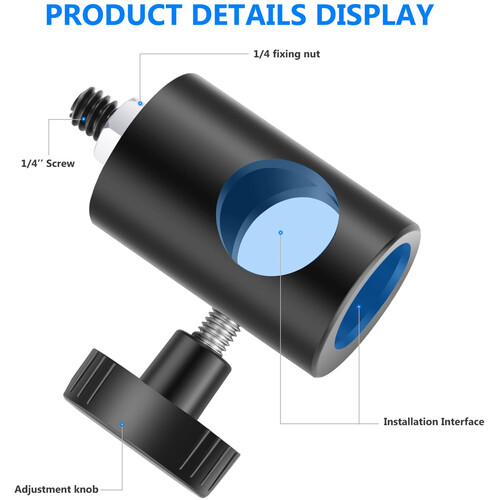 Neewer ST12 Rapid Multifunctional Light Stand Tip Adapter (2-Pack) 10099613