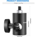 Neewer ST12 Rapid Multifunctional Light Stand Tip Adapter (2-Pack) 10099613