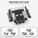 NEEWER Mount Bracket SSD Holder with Cold Shoe Cable Clamp