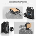 NEEWER Mount Bracket SSD Holder with Cold Shoe Cable Clamp