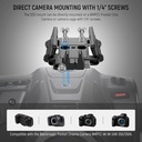 NEEWER Mount Bracket SSD Holder with Cold Shoe Cable Clamp