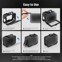 Neewer Video Rig Cage Compatible with GoPro Hero 13 12 11 10 9 Light Mod Max Lens Mod