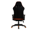 MEETION CHR25 2D Armrest Massage Gaming E-Sport Chair with Footrest Orange and Black