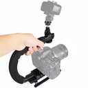 PULUZ PU3006 Camera Stabilizer Portable Handheld DV Bracket U/C Shape Holder Kit for DSLR Camera Photography