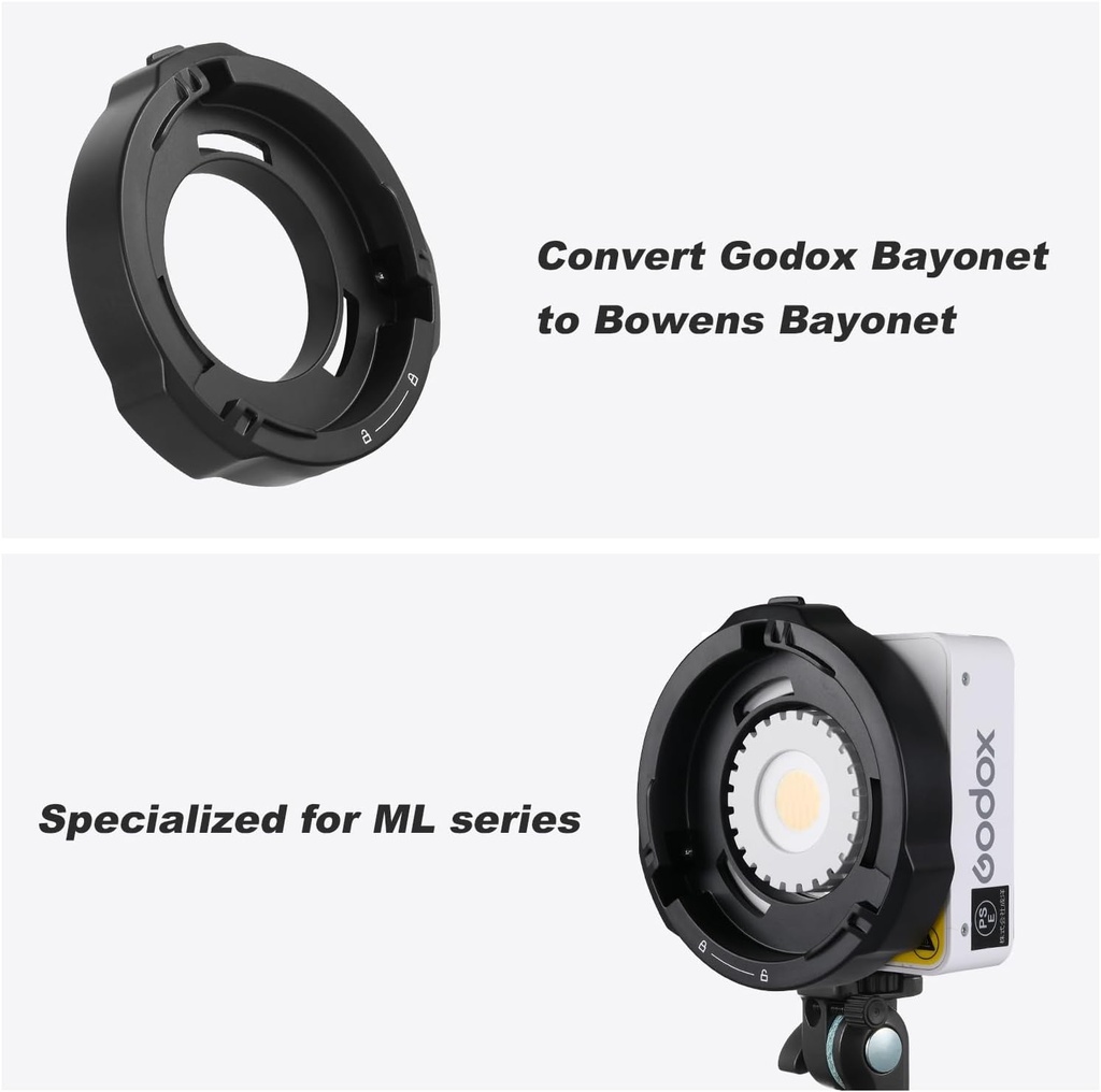 GODOX ML-GB Godox Bowens Adapter for ML100Bi & ML60IIBi