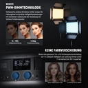 NEEWER RGB1200 LED Video Light RGB with App/2.4G Control, 2 x 60 W Video Light with Tripod and Bag 10104230