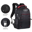 HAWEEL HWL2162B - Foldable Removable Outdoor Portable Dual Shoulders Laptop Backpack