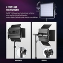NEEWER RGB1200 LED Video Light RGB with App/2.4G Control, 2 x 60 W Video Light with Tripod and Bag 10104230