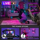 Neewer RGB LED Ring Light Selfie Light, 360° Full Color, Smartphone Video Rig & Phone Video Stabilizer 10100582