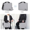 HAWEEL HWL2169 For 15-16 inch Laptop Carrying Case Shockproof Zippered Sleeve Bag with Shoulder Strap