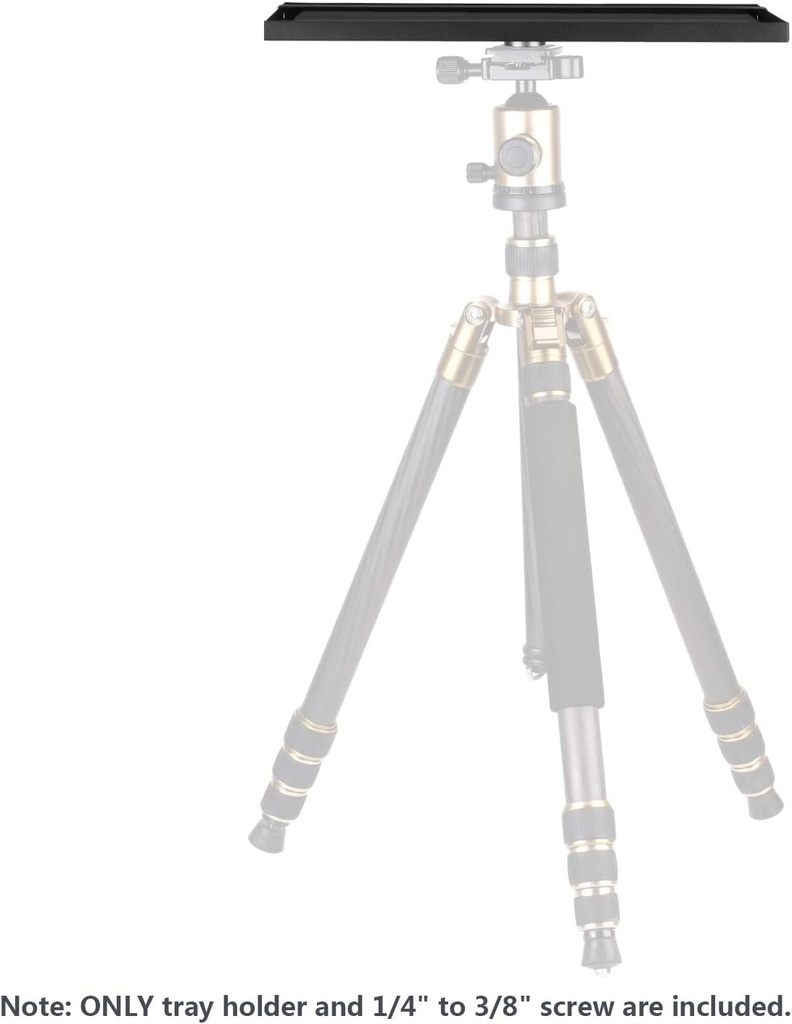 Neewer Laptop Notebook Pallet Projector Tray Holder for 1/4 to 3/8 inches Screw Tripod Stand Mount 40093311