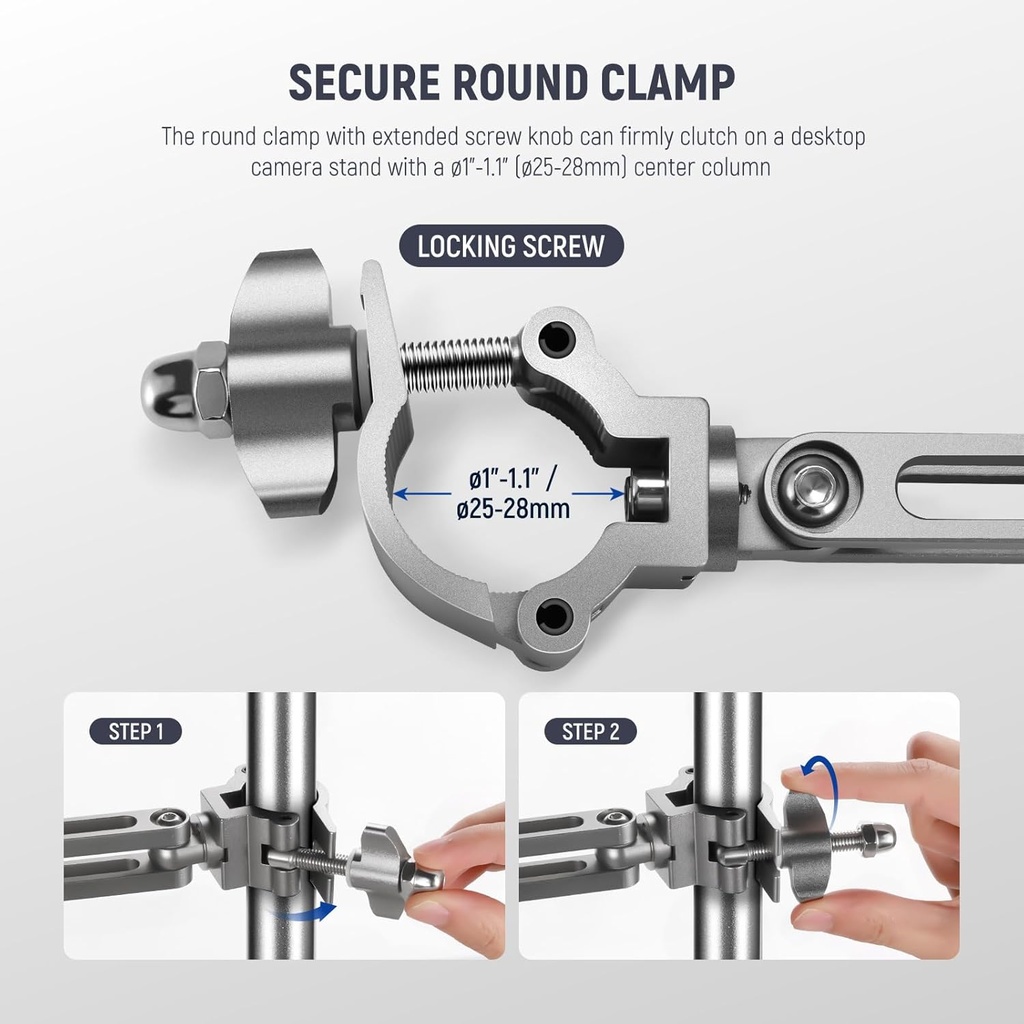 NEEWER DS002 Overhead Camera Rig, Table Mount, Live Broadcast Arm Stand 10102962